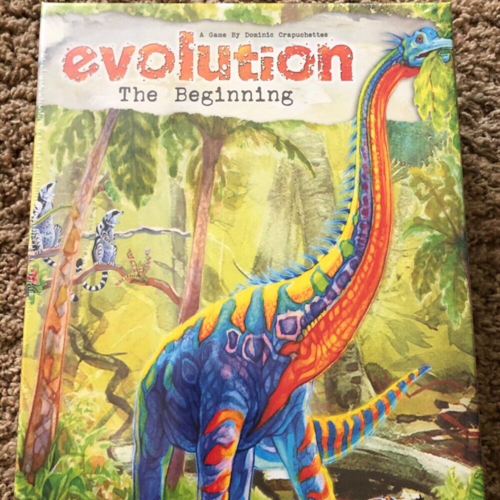 NEW EVOLUTION THE BEGINNING Board Game ~ Science STEM Dinosaurs